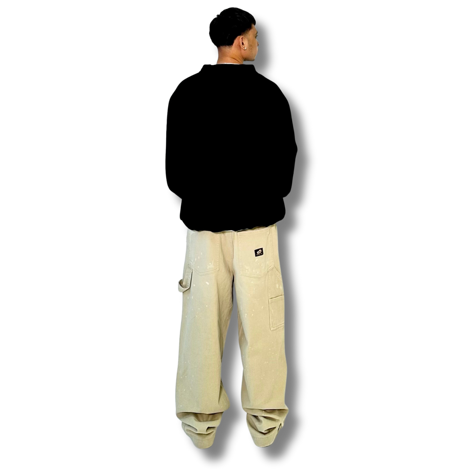 The Trifecta Sweat Half-Zip ( Black )