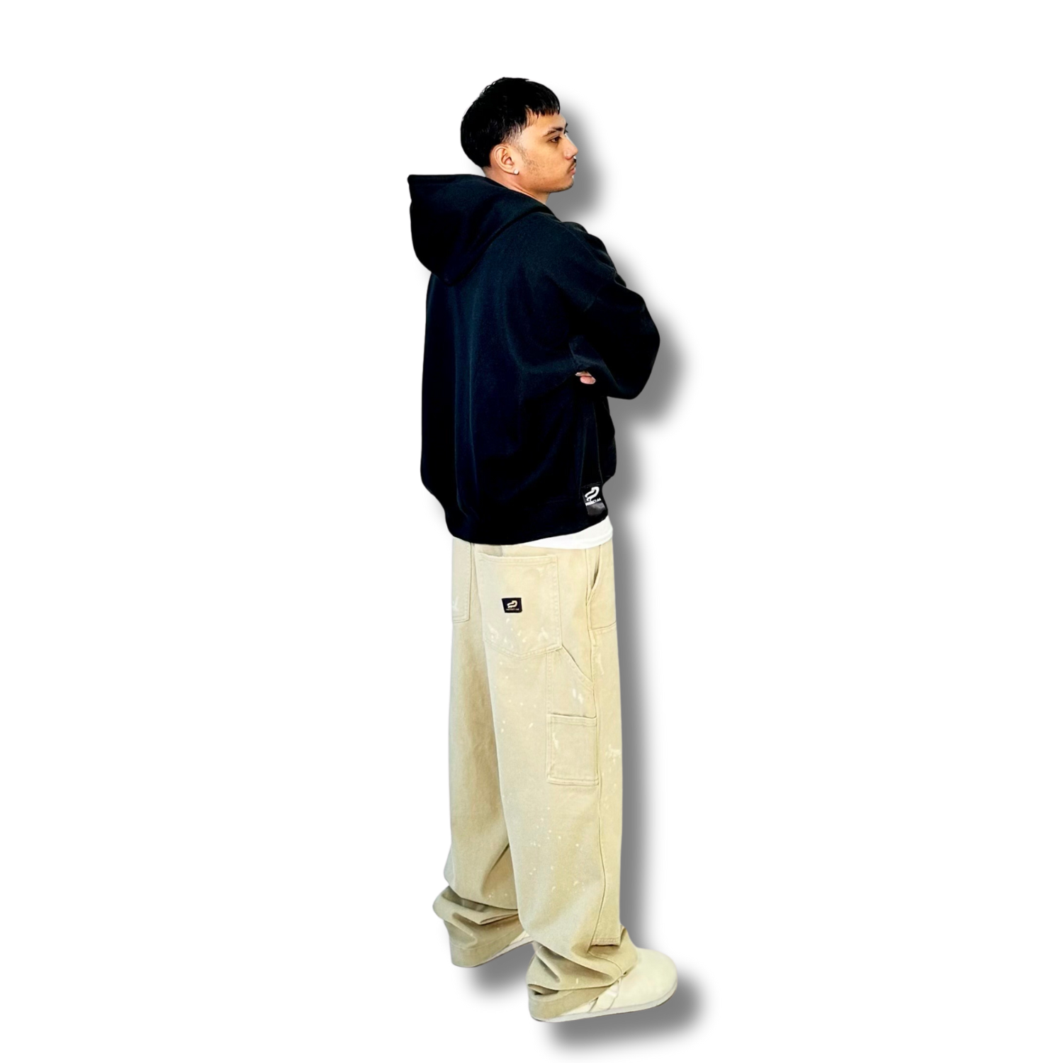 The Trifecta Sweat Hoodie ( Black )