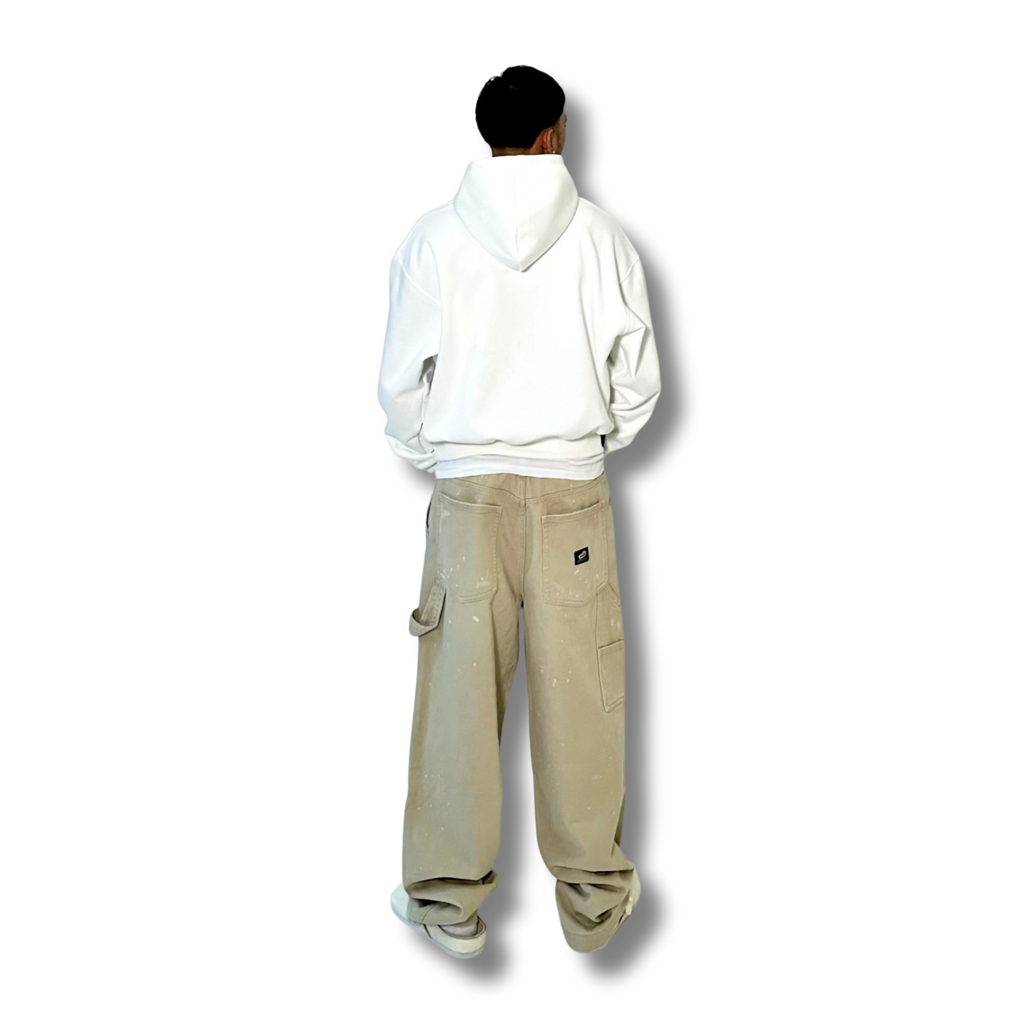 The Trifecta Sweat Hoodie ( White )