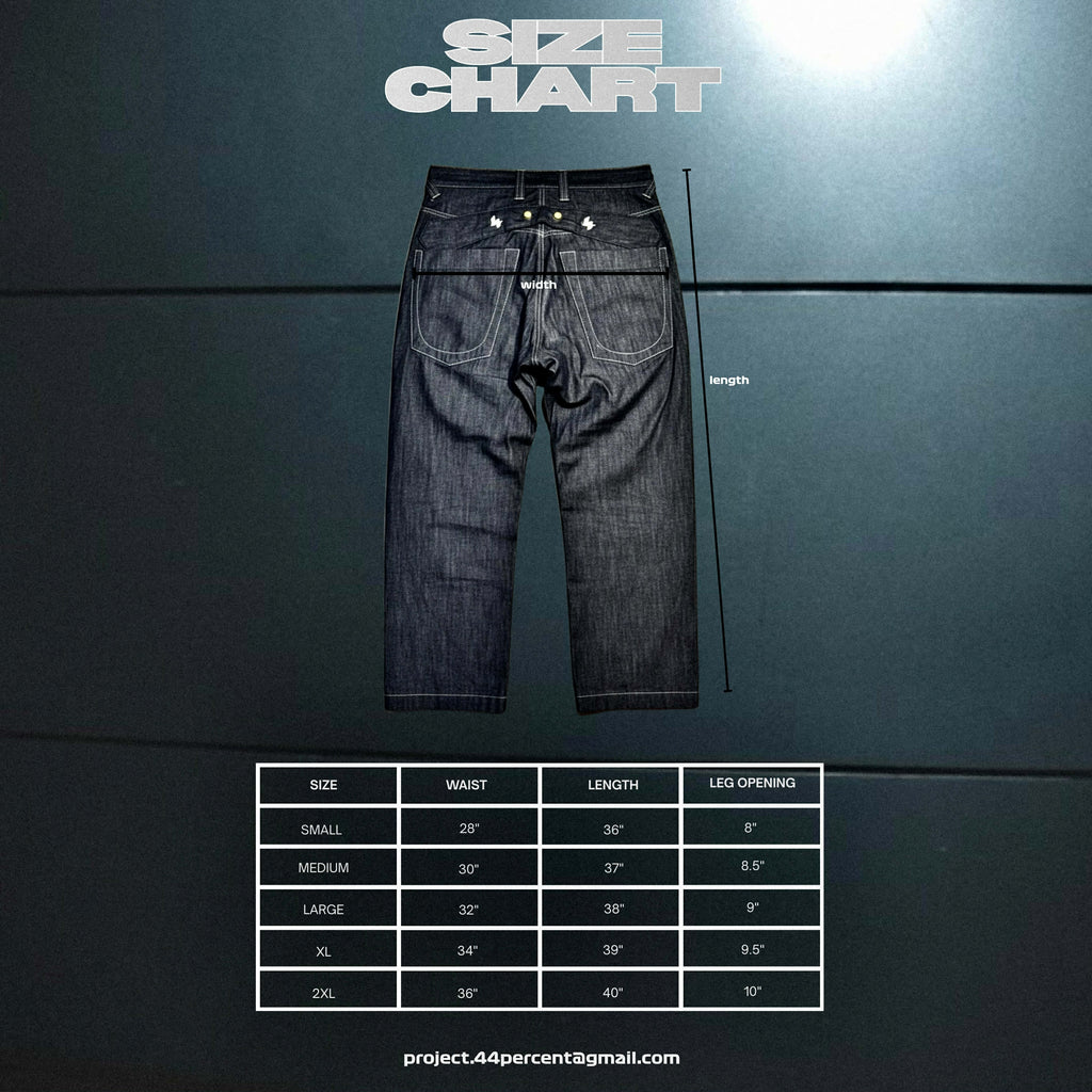 P.44 Washed Lightweight Double Snapped Wideleg Pants