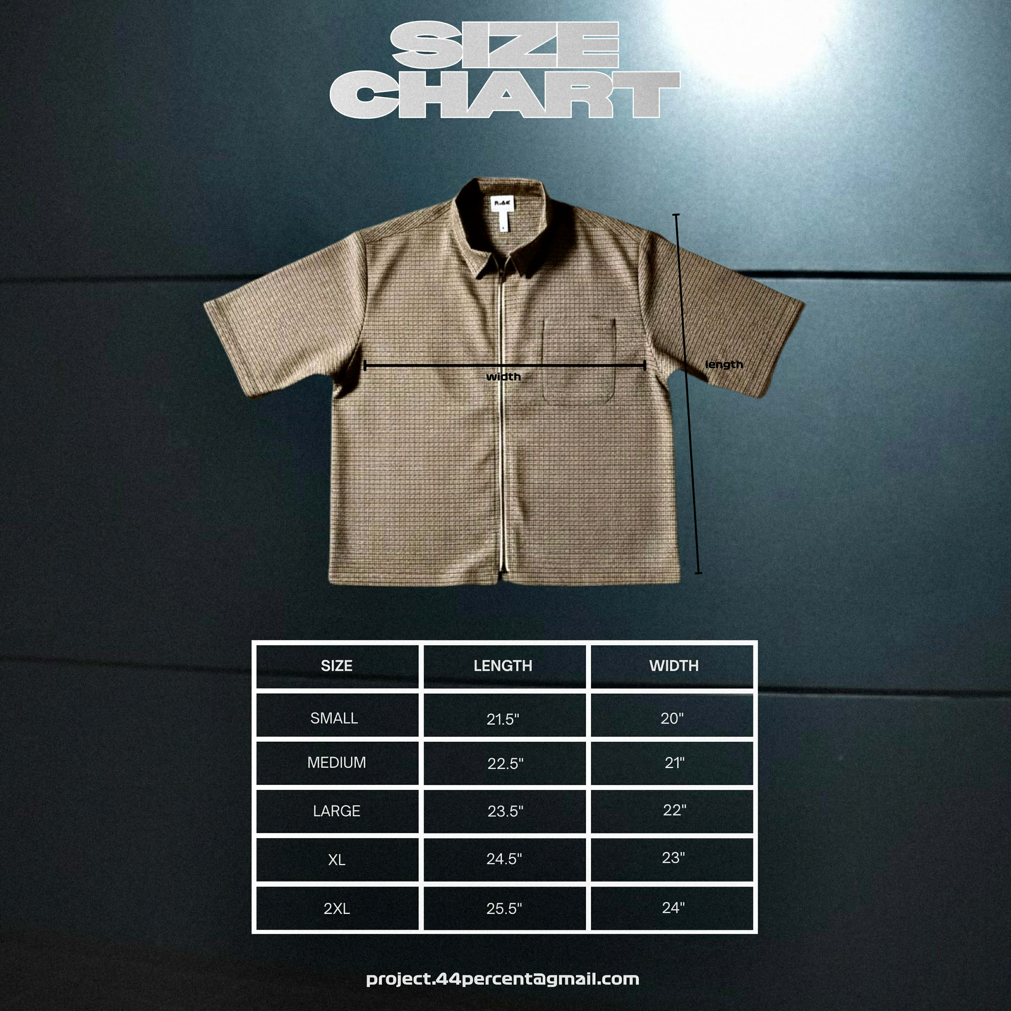 P.44 Red & Tan Plaid Classic Houndstooth Boxy Zipped Cropped Polo