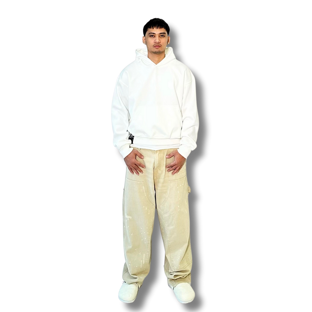 The Trifecta Sweat Hoodie ( White )