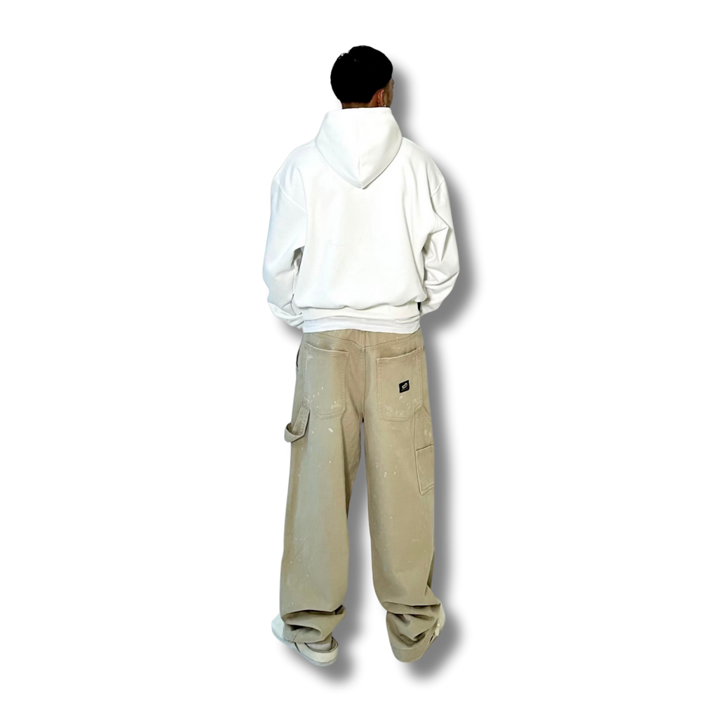 The Trifecta Sweat Hoodie ( White )
