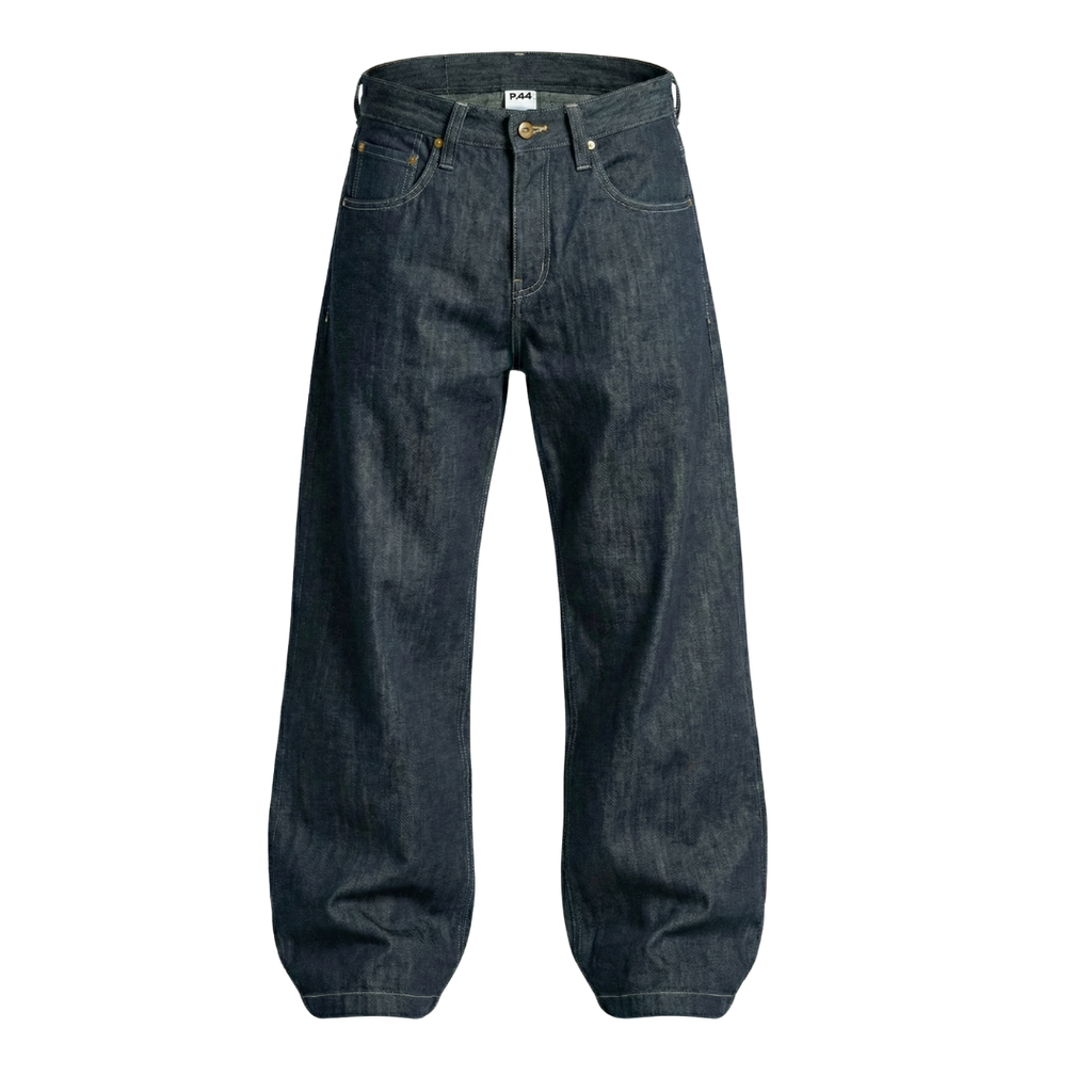 P.44 Washed Lightweight Double Snapped Wideleg Pants