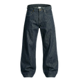 P.44 Washed Lightweight Double Snapped Wideleg Pants
